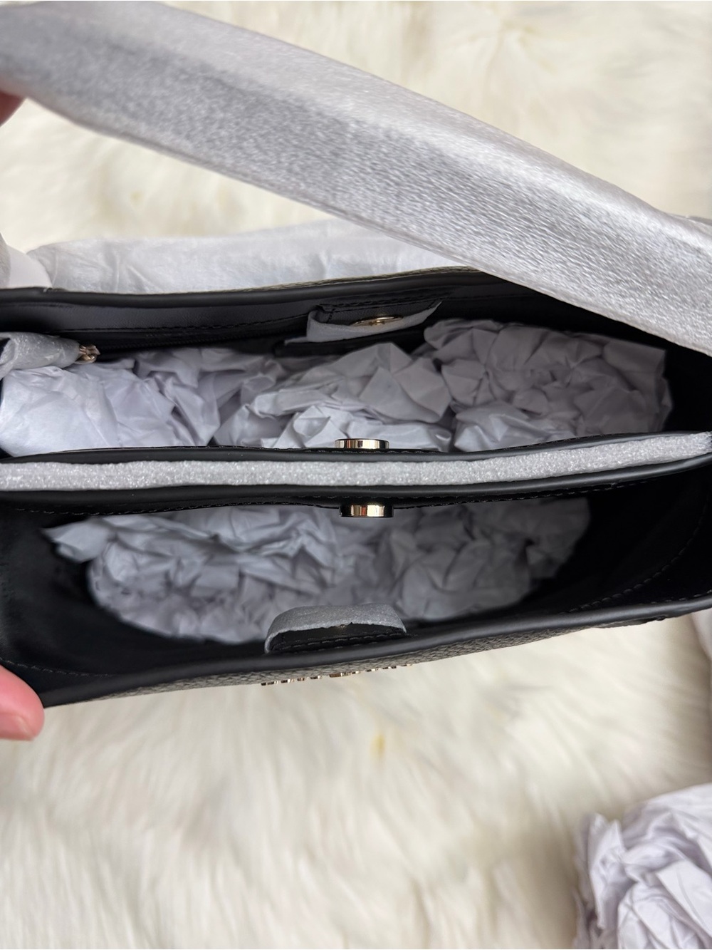 Kate Spade New York Black Leather Shoulder Bag - Picture 8 of 11